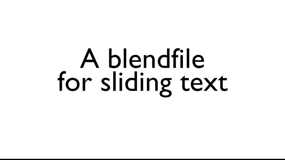 Sliding Text V0.1 preview image 1